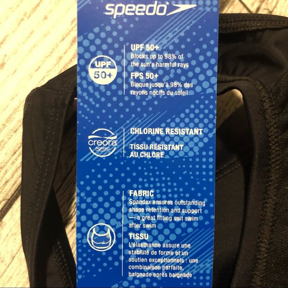 Speedo One Piece Shirred Tank Bathing Suit, Swimwear - Picture 6 of 11